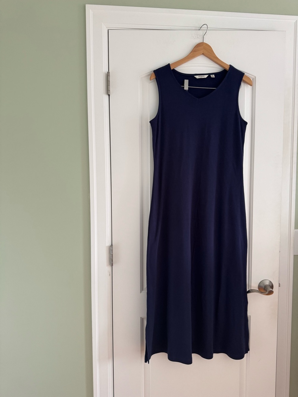 Sleeveless Navy Shift Dress